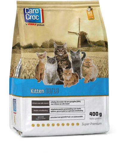Carocroc Kitten Gevogelte&Rijst&Granen 400 g