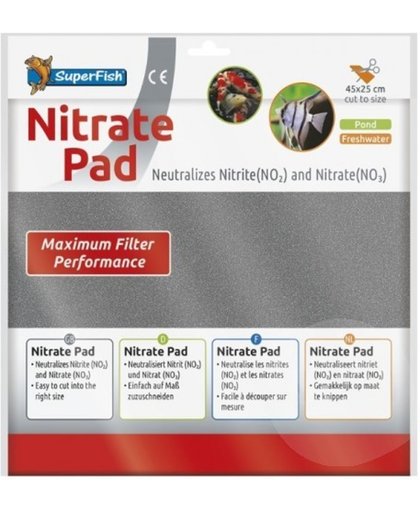 Nitratepad verwijdert nitraat op maat te knippen