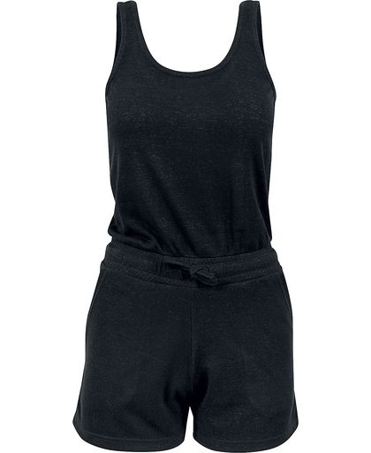 Urban Classics Ladies Melange Hot Jumpsuit Overall zwart