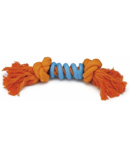 Beeztees Spiralo - Flostouw - Oranje/Blauw - 32 cm