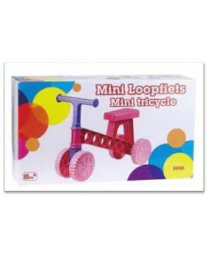 Playfun Mini Loopfiets - Kleur Roze of Blauw