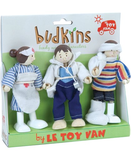 Le Toy Van Poppenhuispop Budkins Medische staf