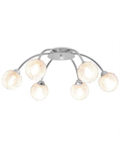 vidaXL Plafondlamp met 6 LED-lampen G9 240 W