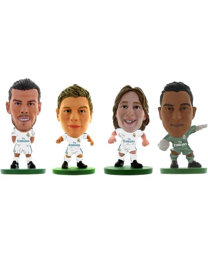 Soccerstarz voetbalpoppetjes REAL MADRID 4-pack ⚽ Gareth Bale ⚽ Toni Kroos ⚽ Luka Modric ⚽ Keylor Navas