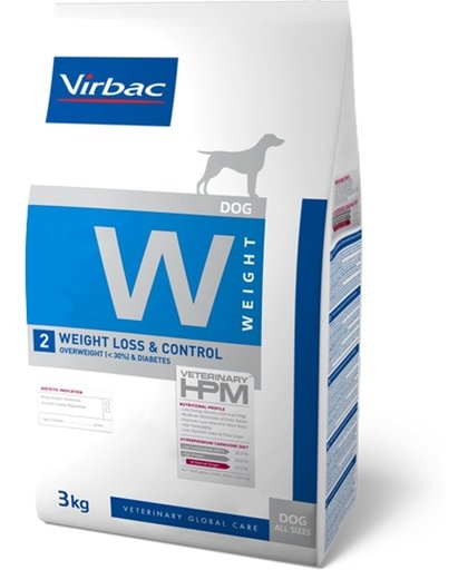 VIRBAC HPM CANINE WEIGHT LOSS/CONTROL W2 3KG