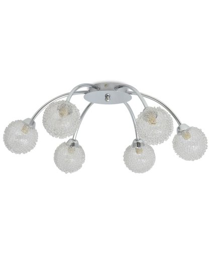 Plafondlamp voor 6 G9-lampen 240 W
