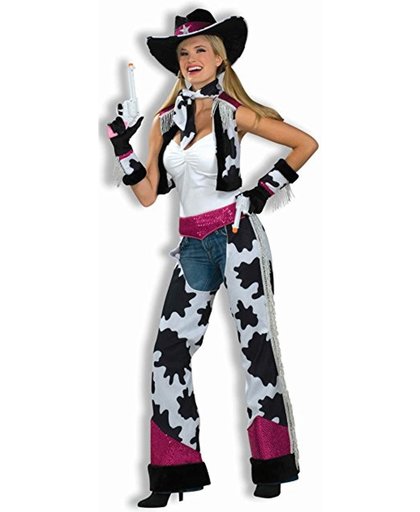 Sexy Glamour Cowgirl Kostuum - pakje - Dames - Vrouwen outfit - fantasy - Cowboy - Carnavalskleding