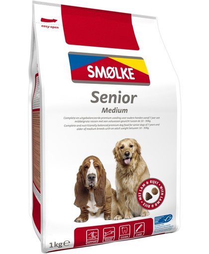 Smolke Senior Medium Hondenvoer - 1 kg