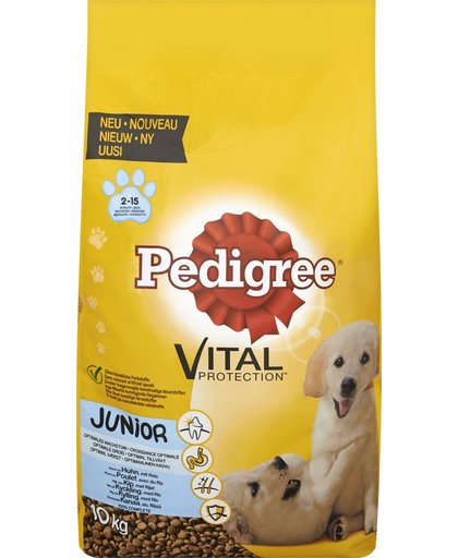 Pedigree Complete Junior - Kip/Rijst - Hondenvoer - 10 kg