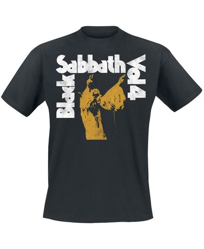 Black Sabbath Vol. 4 Tracklist T-shirt zwart
