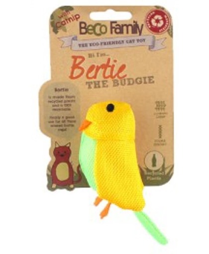 Beco Family Catnip Toy - Bertie the Budgie