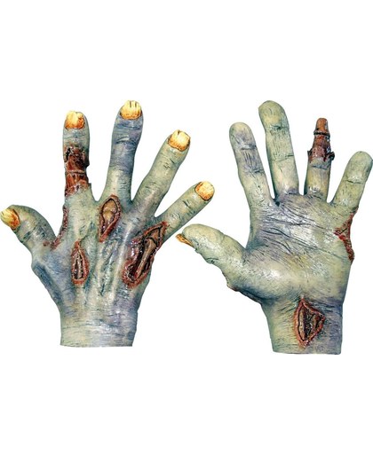 Handschoenen levende dode voor volwassenen Halloween - Verkleedattribuut - One size