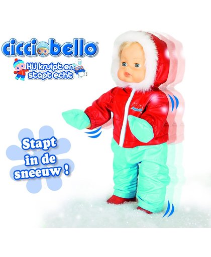 Cicciobello Winter Stapt in de sneeuw - Pop