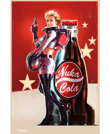 Fallout 4 - Nuka Cola Poster meerkleurig