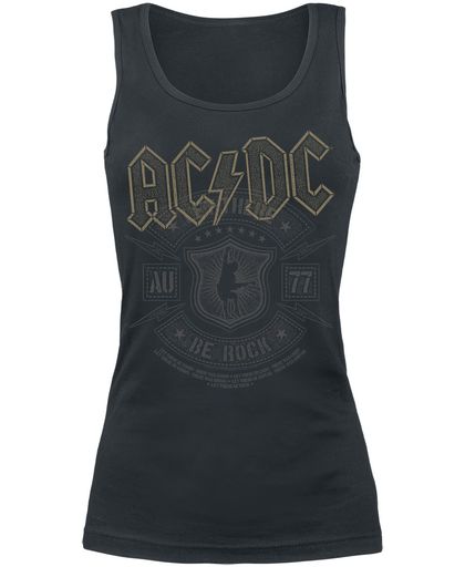 AC/DC Let There Be Rock Girls top zwart