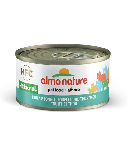 Almo Nature - Forel en Tonijn - 24 x 70 g