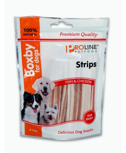 Proline Dog Boxby Strips Hondensnack - 1 zakje (20 stuks) - 100 gram