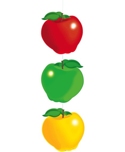 Hangslinger met appels 105 cm