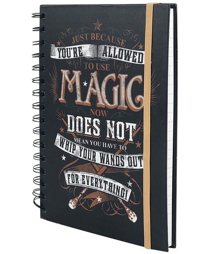 Harry Potter Magic Notitieboek meerkleurig