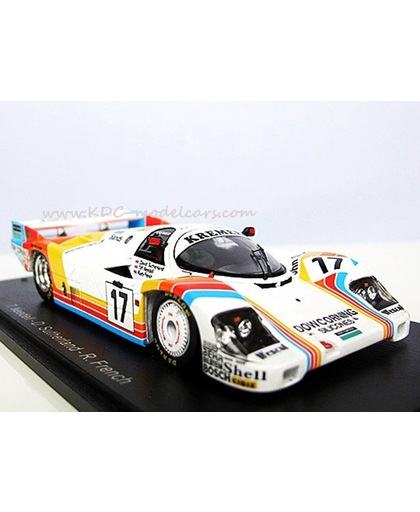 Spark 1:43 Porsche 956 n 17- Le Mans 1984, T. Needell - D. Sutherland - R. French