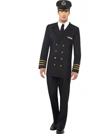 Marine officier kostuum voor heren 52-54 (l)