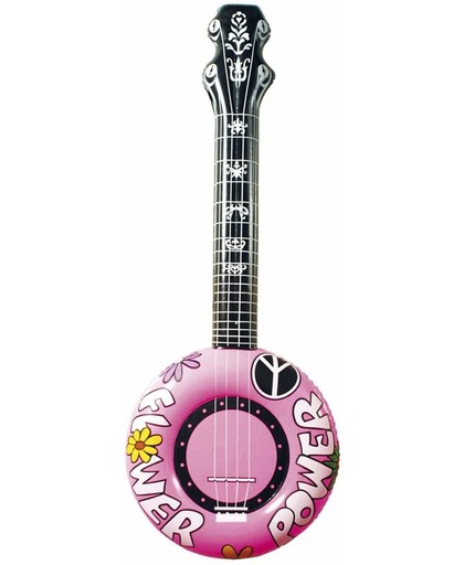 Opblaasbare Banjo Roze