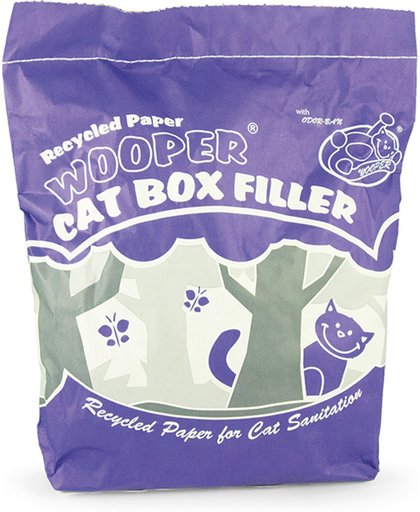 Wooper - Kattenbakvulling - van gerecycled Papier - 6 liter - ook voor knaagdieren