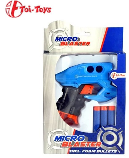 Foam pistool - Foam gun - Foam Blaster incl. darts | Blauw