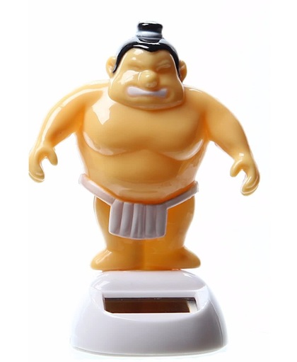 Dansende sumo worstelaar 10 cm solar