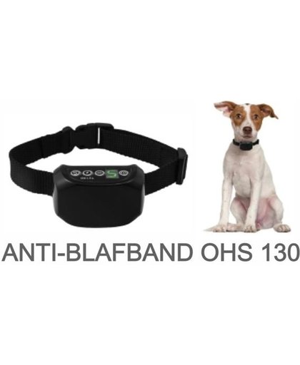 Anti blafband hond oplaadbaar spatwaterdicht met trillen en stroom - OHS 130