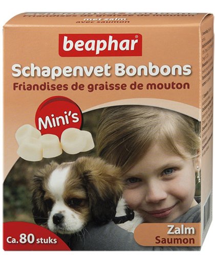 Beaphar Schapenvet Bonbons Zalm Mini - 245 g