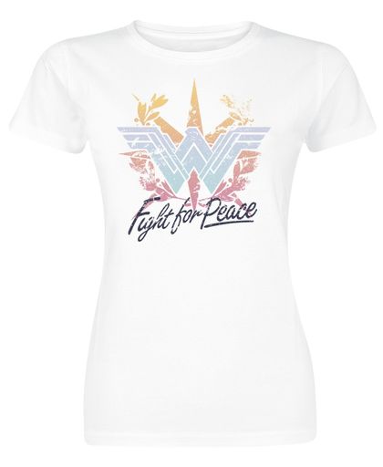 Wonder Woman Fight For Peace Girls shirt wit