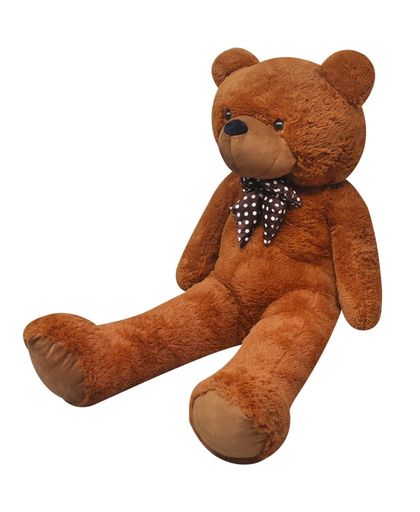 Teddybeer zacht pluche XXL bruin 100 cm