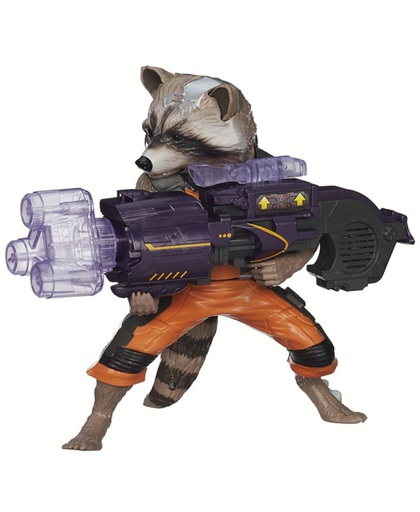 GUARDIANS OF THE GALAXY ROCKET RACCOON WITH SPINNING BLASTER
