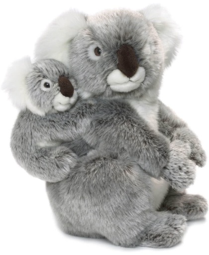 Pluche Koala & Baby Wnf 28Cm
