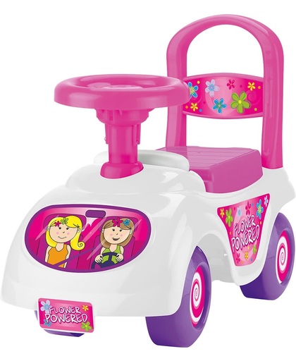 Toyrific Ride On Flowers - Loopwagen - 48 x 21 x 38 cm - Draaibaar stuur en werkende toeter