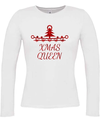 Toppers tip: Kerst T-Shirt "Xmas Queen" (LONGSLEEVE, MAAT L)