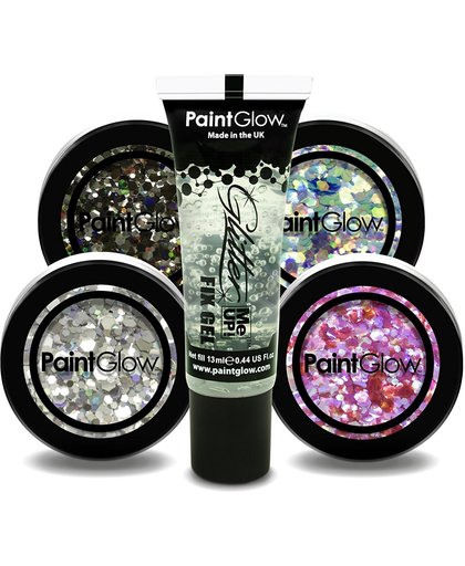 Chunky cosmetics glitters ( Make Up ) set multicolour Paintglow