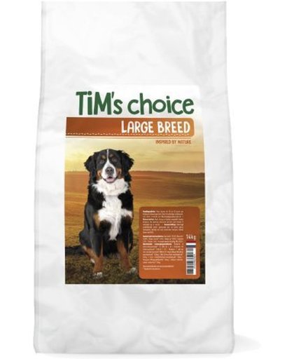 Tim's choice large breed hondenvoer 14 kg