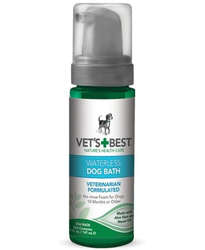 Vets best waterless dog bath 147 ml