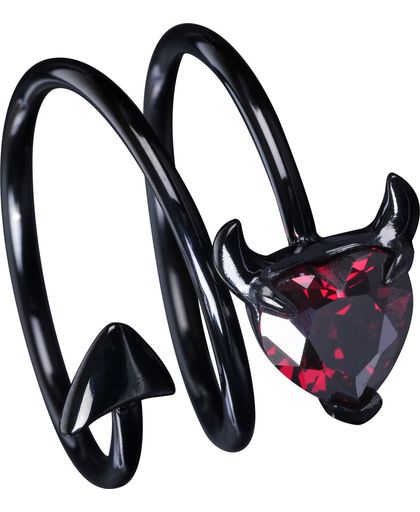 Wildcat Devil Heart Ring standaard