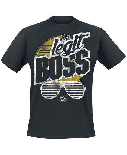 WWE Sasha Banks - The Legit Boss T-shirt zwart