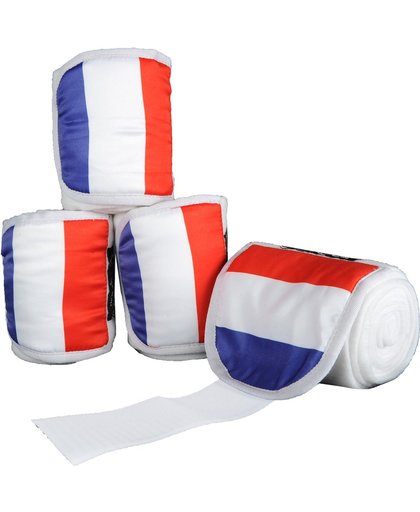 Polarfleecebandages -Flags- Set van 4 Vlag Frankrijk 200 cm