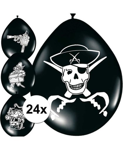 24x Piraten ballonnen