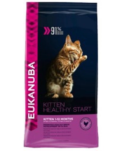 Eukanuba Cat & Kitten - Kip/Lever - Kattenvoer - 10 kg