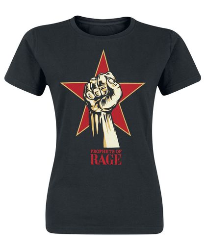 Prophets Of Rage Power Fist Girls shirt zwart
