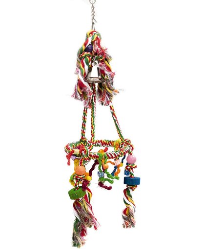 Beeztees Agapornide Carrousel - Vogelspeelgoed - 67x20 cm