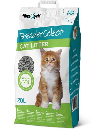 Breeder Celect Kattenbakvulling 100% Gerecycled - 20 l