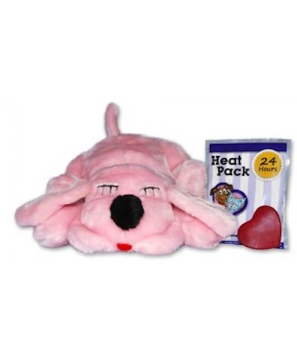 Smart Pet Love SnugglePuppy - Hond - Met warmtebron en hartslag - Antistressmiddel - Roze