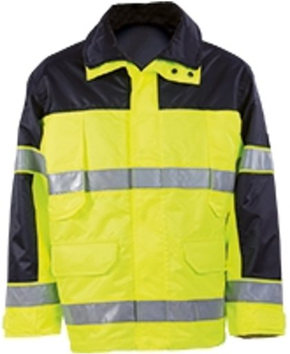 MASCOT veiligheidsjas Savana, EN 471, geel/marine, 100 % polyester, maat XL
